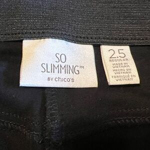 Chico's Black Pants 2.5